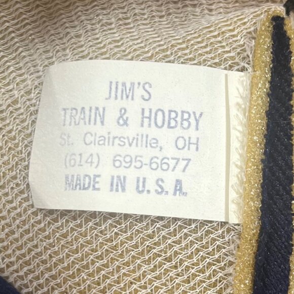 Vintage B&O Trucker Hat Snapback Mesh Navy Baseball Cap - Picture 6 of 6